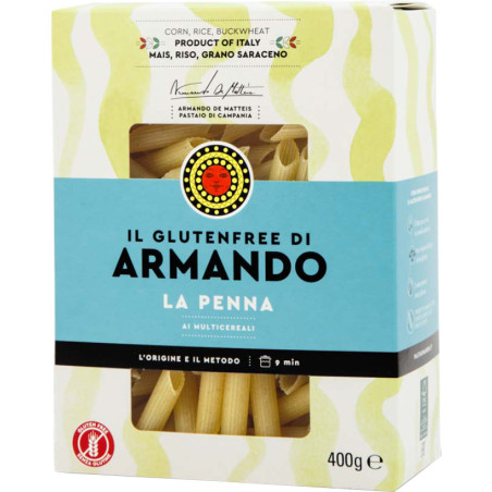 Pasta Armando Gr. Armando "La Penna", Krt. 12 x 400g Glutenfree