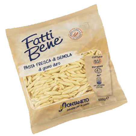 Pasta frisch "Fatti Bene" Strozzapreti Fontaneto (sp2) 12 x 500g (VB)