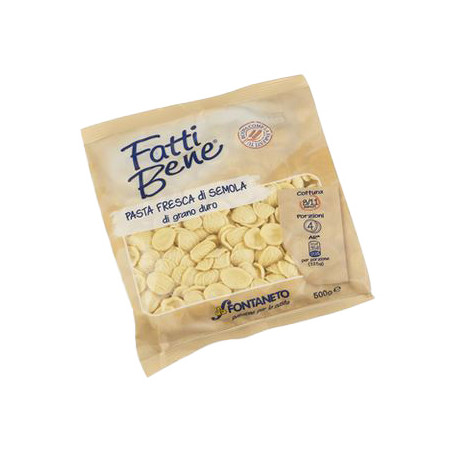 Pasta frisch "Fatti Bene" Le Orecchiette Fontaneto 12 x 500g (OP2) (VB)