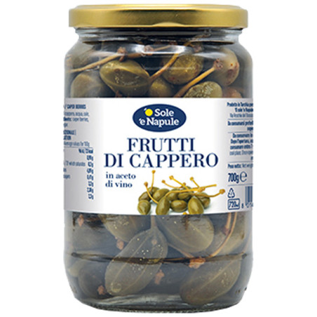 Kapern Frutti del Cappero in aceto di Vino 6 x 0.7kg