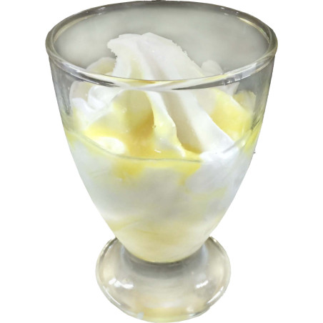 Einzelportionen Coppa Gelato in Vetro "Variegato Limone Limoncello" 6 x 100g