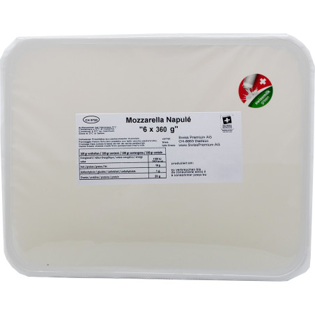 Pizzaqualität Mozzarella NAPOLI, Schale à 6 x 360g (VB)