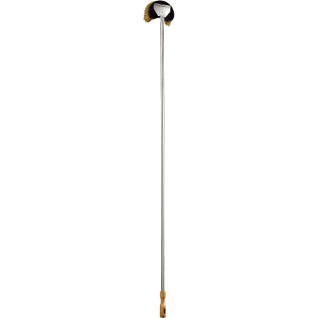 Pizzazubehör Spazzolone ottone girevole mezzaluna - h 170cm, 106