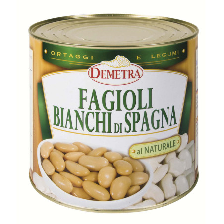 Bohnen Soissonbohnen  (Fagioli Bianchi di Spagna) Dosen  6 x 3/1