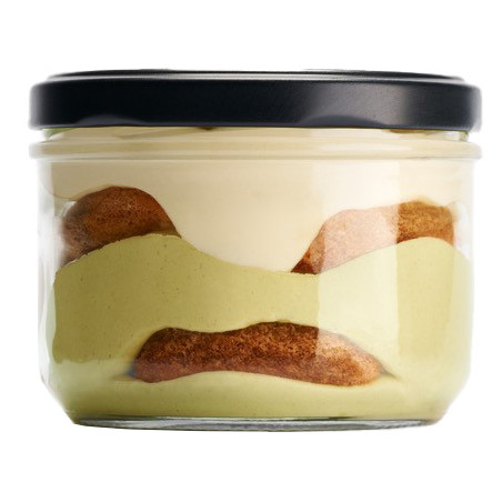 Einzelportionen Tiramisù classico al caffè/pistacchio, 115g, Krt. à 12 Stk.