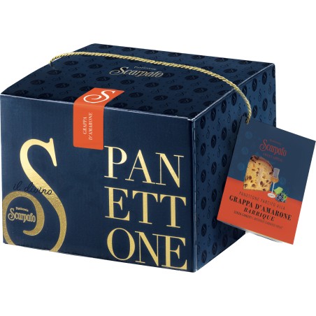 Panettone 13024 / PANETTONE GRAPPA D'AMARONE BARRIQUE 1KG IN SCATOLA 6