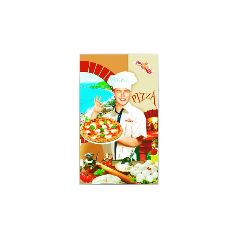 Verpackungen Pizza Pizzakarton für Calzone 150 Stk. 28 x 17 x 7cm (Ischia)
