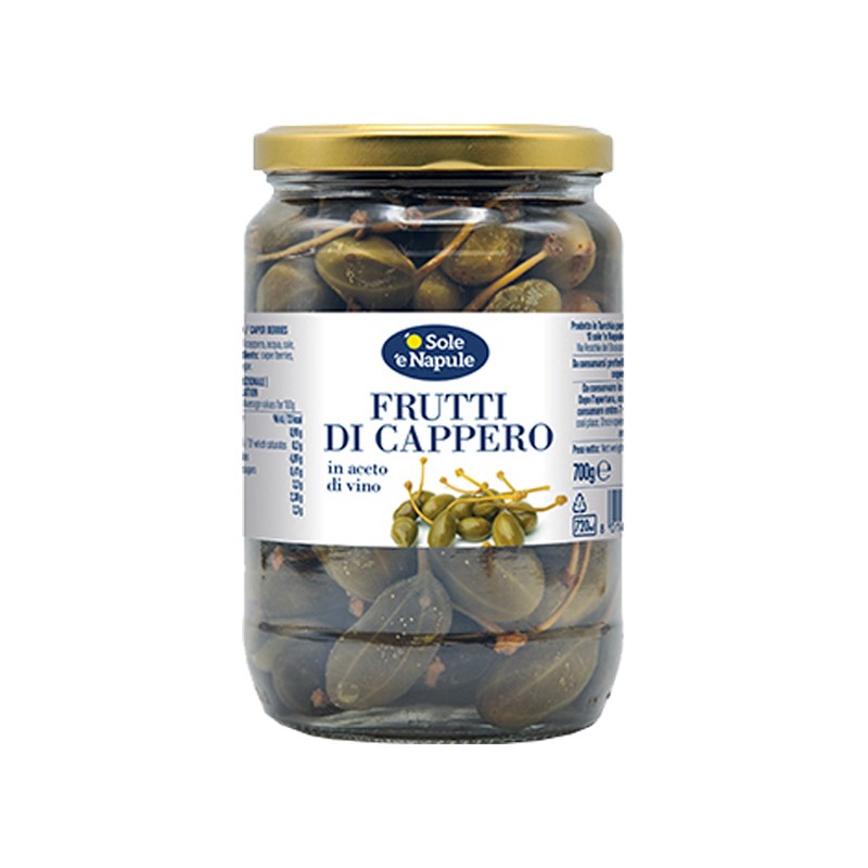 Kapern Frutti del Cappero in aceto di Vino 6 x 0.7kg