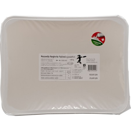 Pizzaqualität Mozzarella Pulcinella Fior di Latte gew., Schale 1.4kg (VB)
