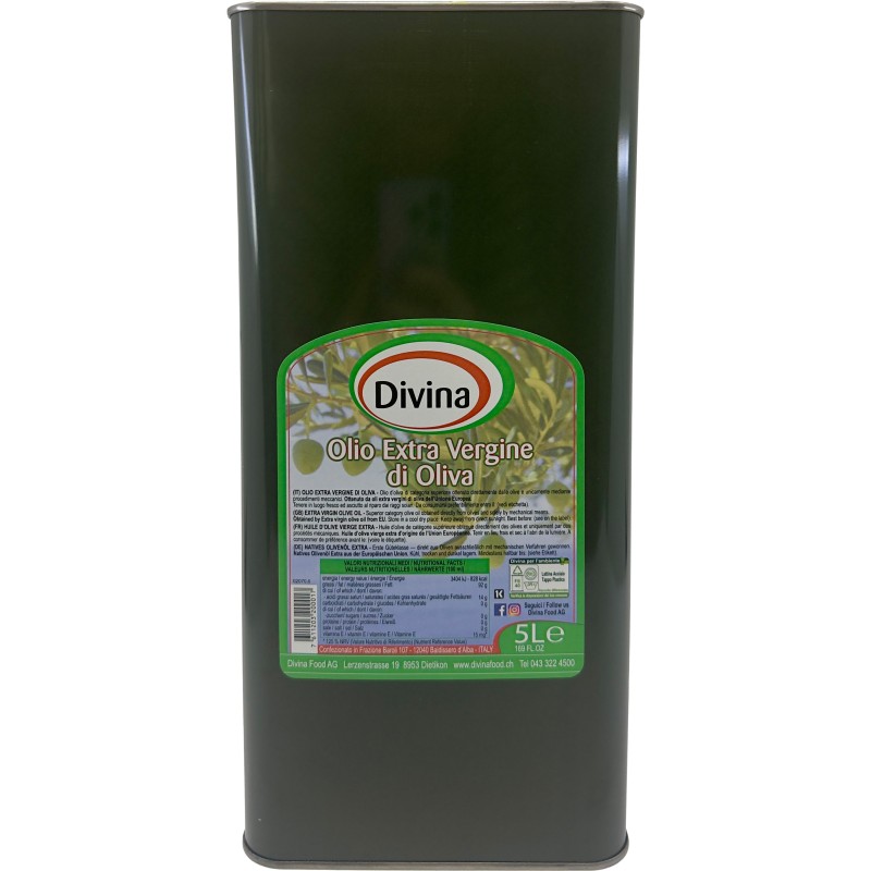 Olivenöl Olio di Oliva Extravergine Divina 5 Liter