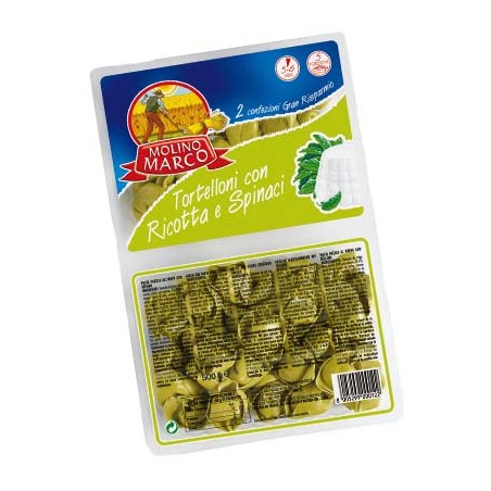 Pasta frisch "Molino Marco" Tortelloni Molino Marco Ricotta & Spinaci 20 x 250g (MTR1)