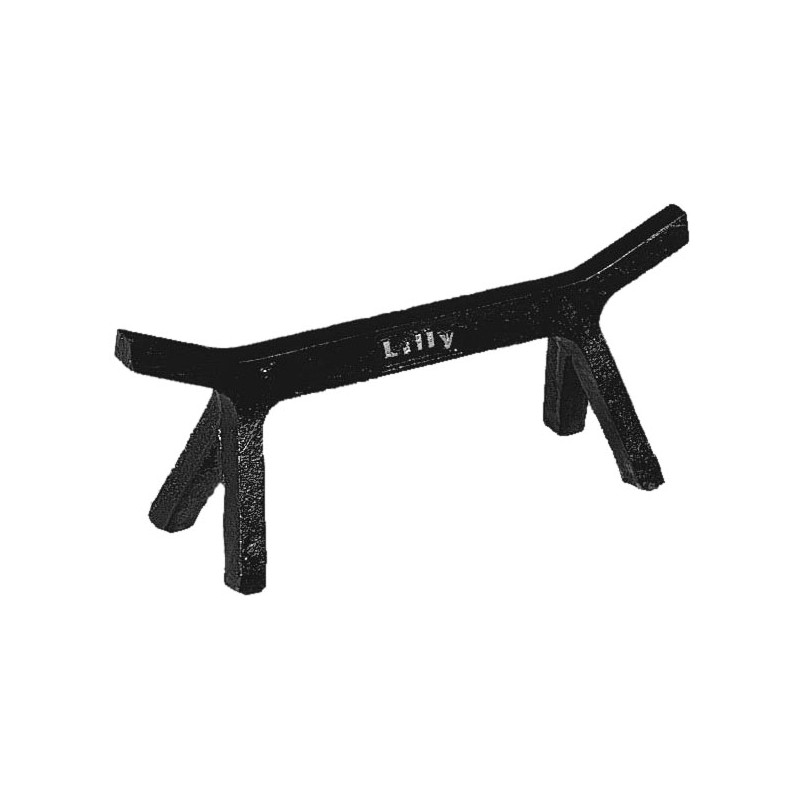 Pizzazubehör Alare poggia legna in ghisa 40cm (cavalletto), 126