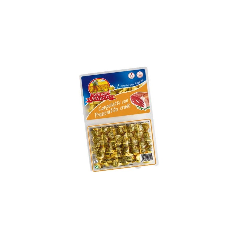Pasta frisch "Fatti Bene" Cappelletto al Prosciutto Crudo (fbcp250) 12 x 250g (VB)