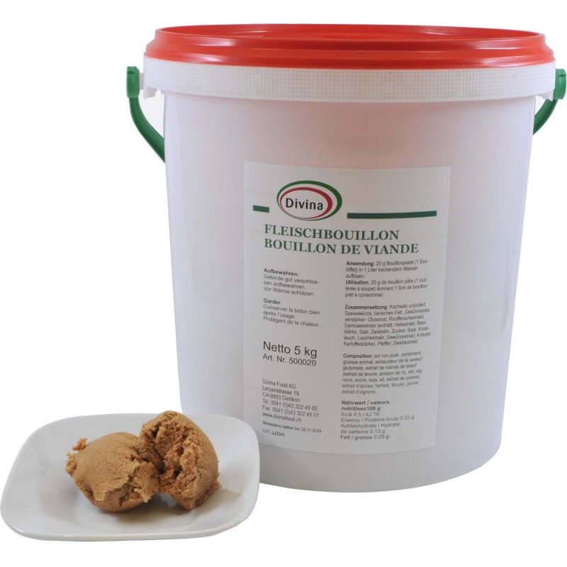 Fleischbouillon Fleischbouillon Paste à 5kg