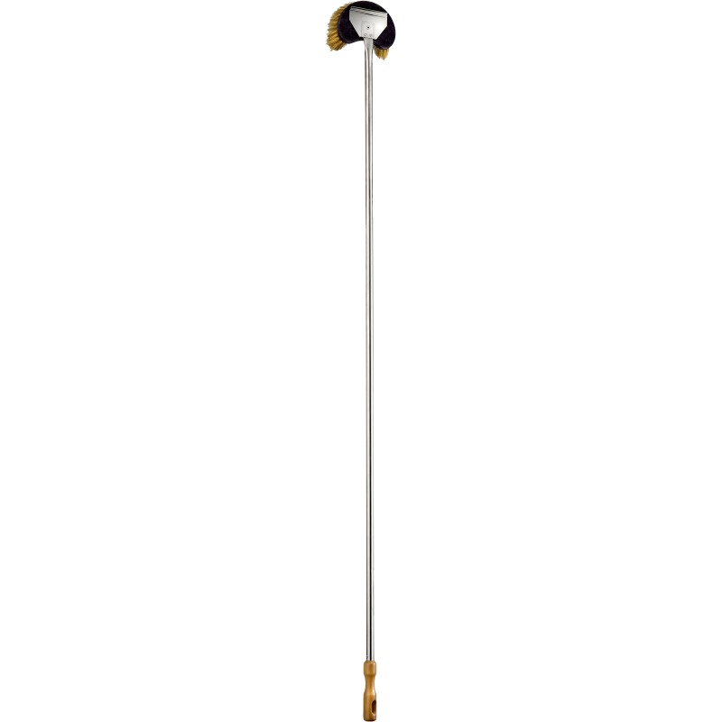 Pizzazubehör Spazzolone ottone girevole mezzaluna - h 170cm, 106