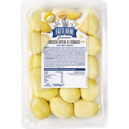 Pasta frisch "Fatti Bene" Gnocchi ripieni al Formaggio (fbgf500) 12 x 500g (VB)