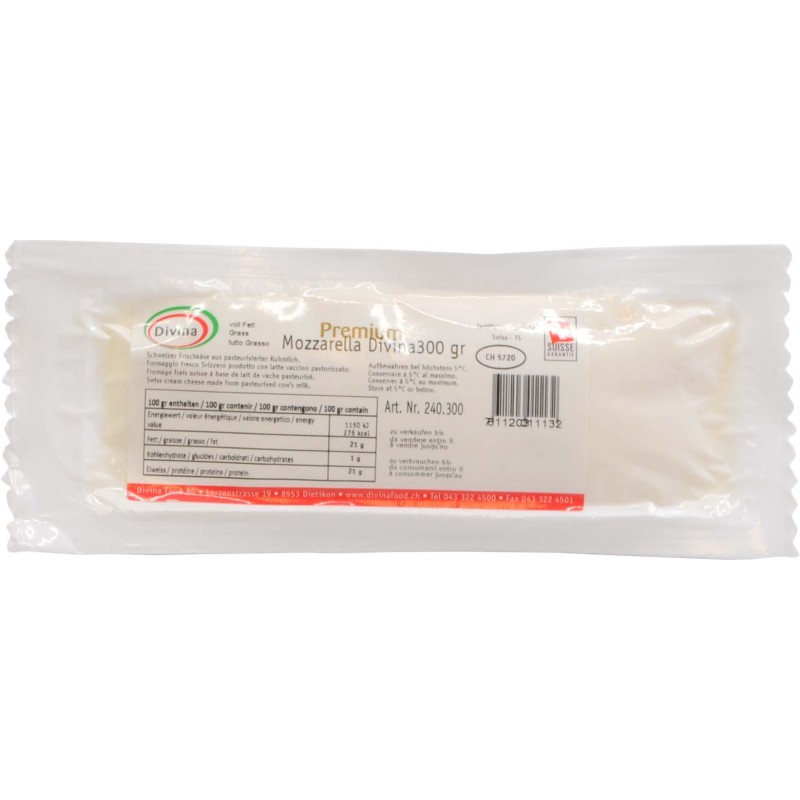 Salatqualität Mozzarella fresca Stange 300g