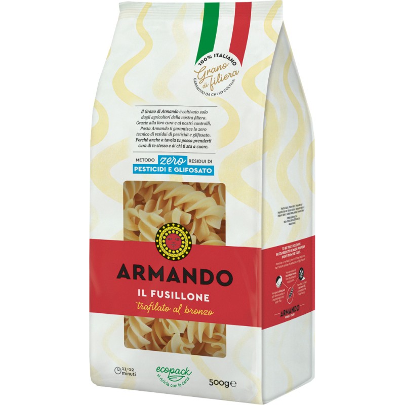 Pasta Armando Grano Armando Fusilloni 8 x 500g