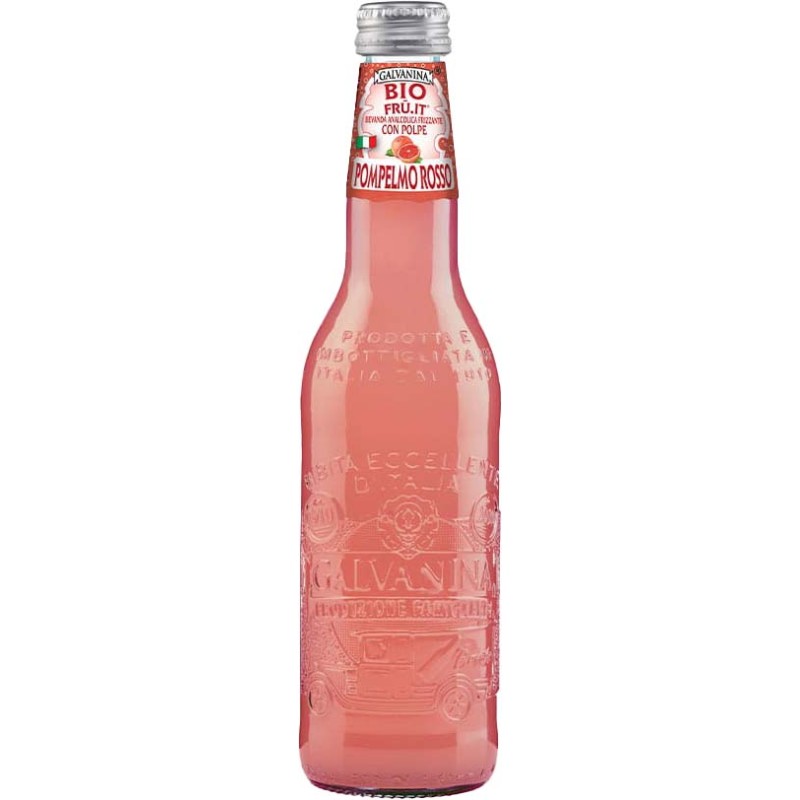 Süssgetränke BIO Galvanina Pompelmo Rosso 12 x 35,5cl Glas