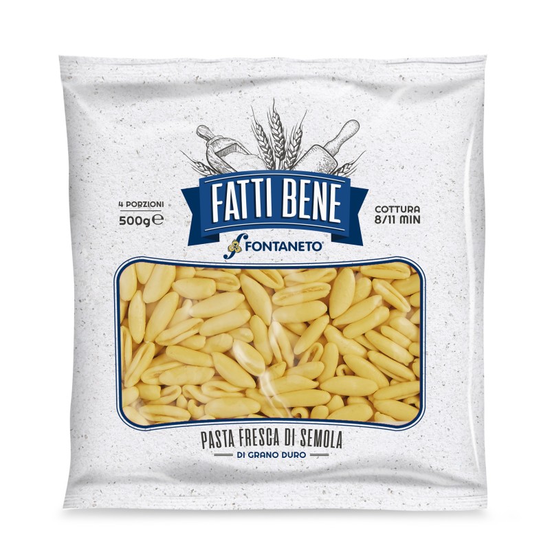 Pasta frisch "Fatti Bene" Cavatelli Fontaneto 12 x 500g (CA2) (VB)