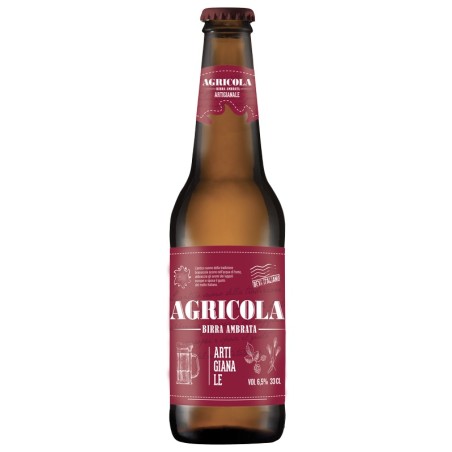 Bier Agricola Birra Ambrata 6,5%, 24 x 33cl