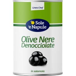 Oliven schwarz Olive nere denocciolate 3 x 4.1kg
