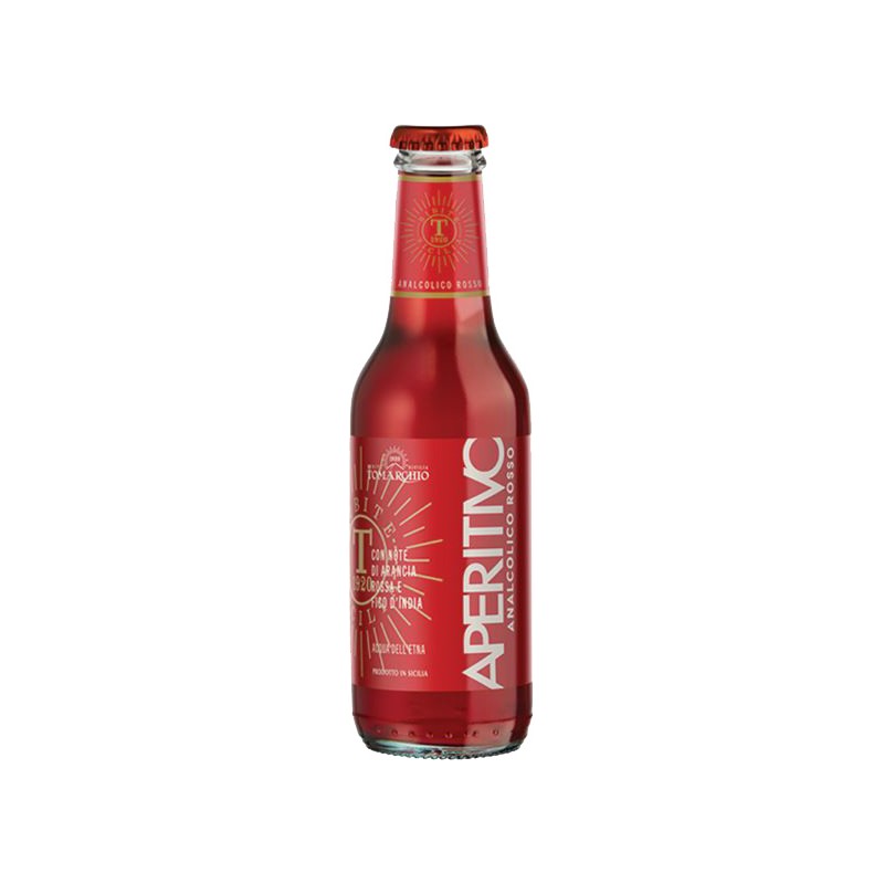 Süssgetränke Aperitivo ROSSO Tomarchio 24 x 20cl (Glasfl.)
