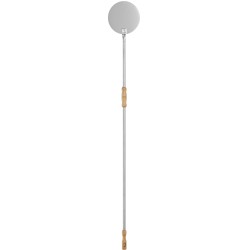 Pizzazubehör Pala per cuocere Ø 30cm inox - h 170cm, 90/30