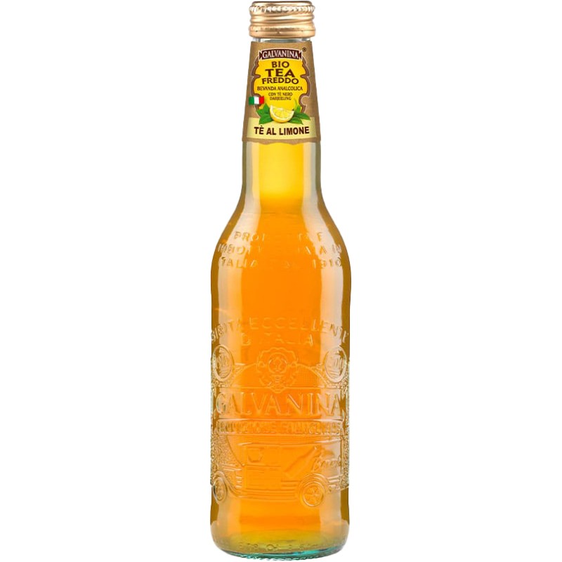 Süssgetränke BIO Galvanina Thé freddo al limone 12 x 35,5cl Glas