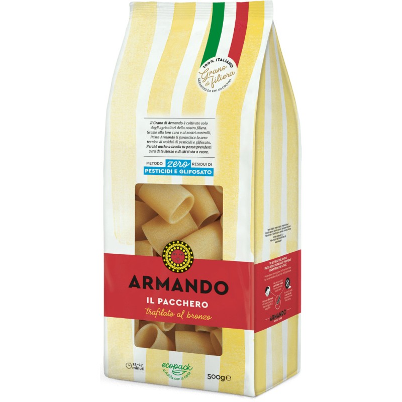 Pasta Armando GRANO ARMANDO Il Pacchero, 8x 500gr