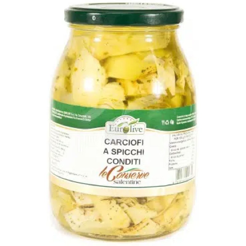 Artischocken Carciofi a spicchi, in olio di girasole, 6 x 1'000gr