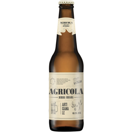 Bier Agricola Birra artigianale chiara 5°, 24 x 33cl