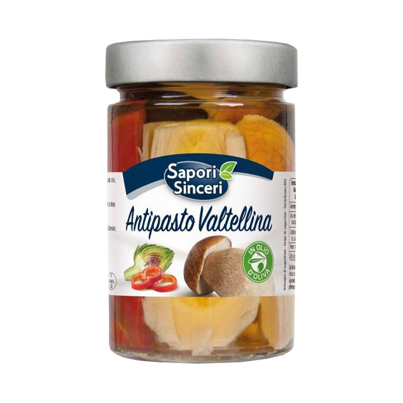 Gemüsemischungen Antipasto Valtellina in olio d'oliva 6 Stk. à 327ml