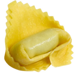 Pasta frisch Tortellone Ricotta e Spinaci Bianco Font .2 x 1kg (TMB) (VB)