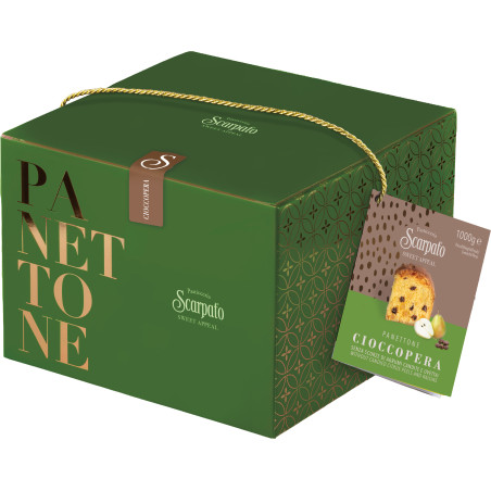 Panettone PBCP001000SCCL00 / PANETTONE CIOCCOLATO PERE 1000 SCATOLA X6