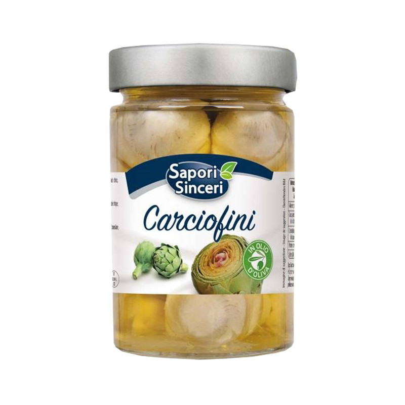 Artischocken Carciofini medi in olio d'oliva 6 Stk. à 327ml