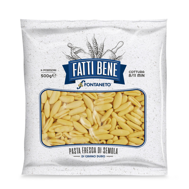 Pasta frisch "Fatti Bene" Cavatelli Fontaneto 12 x 500g (CA2) (VB)