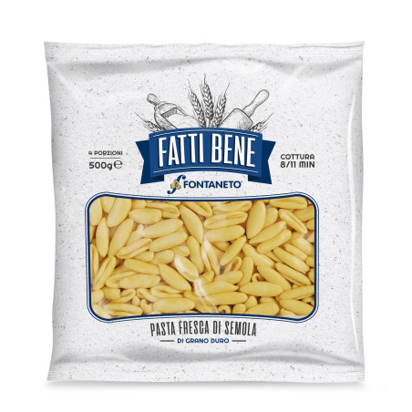 Pasta frisch "Fatti Bene" Cavatelli Fontaneto 12 x 500g (CA2) (VB)