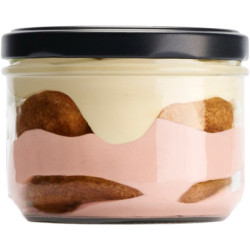 Einzelportionen Tiramisù alla fragola senza caffè 12x115g